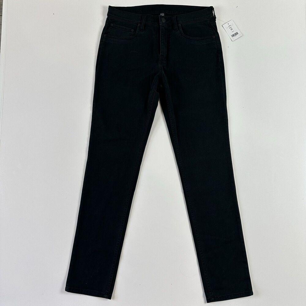 Vuori Men's 32 Jeans Denim Black Slim Taper Stretch NWT